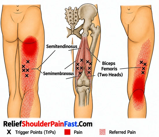 Hamstring and referred pain