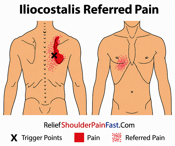 thoracic iliocostalis referred pain pattern
