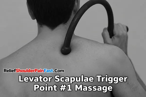 Levator scapulae self-massage technique 1