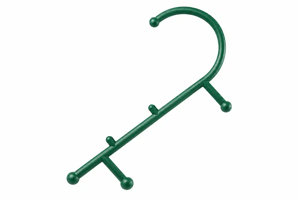 Green massage cane for self-massage