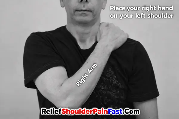 Serratus Anterior self-massage using the hand