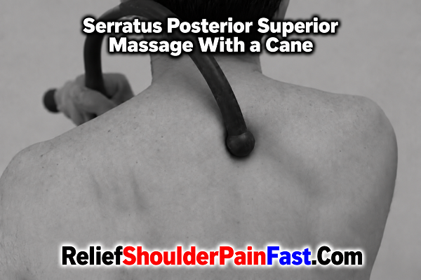Serratus Posterior Superior self-massage picture 2