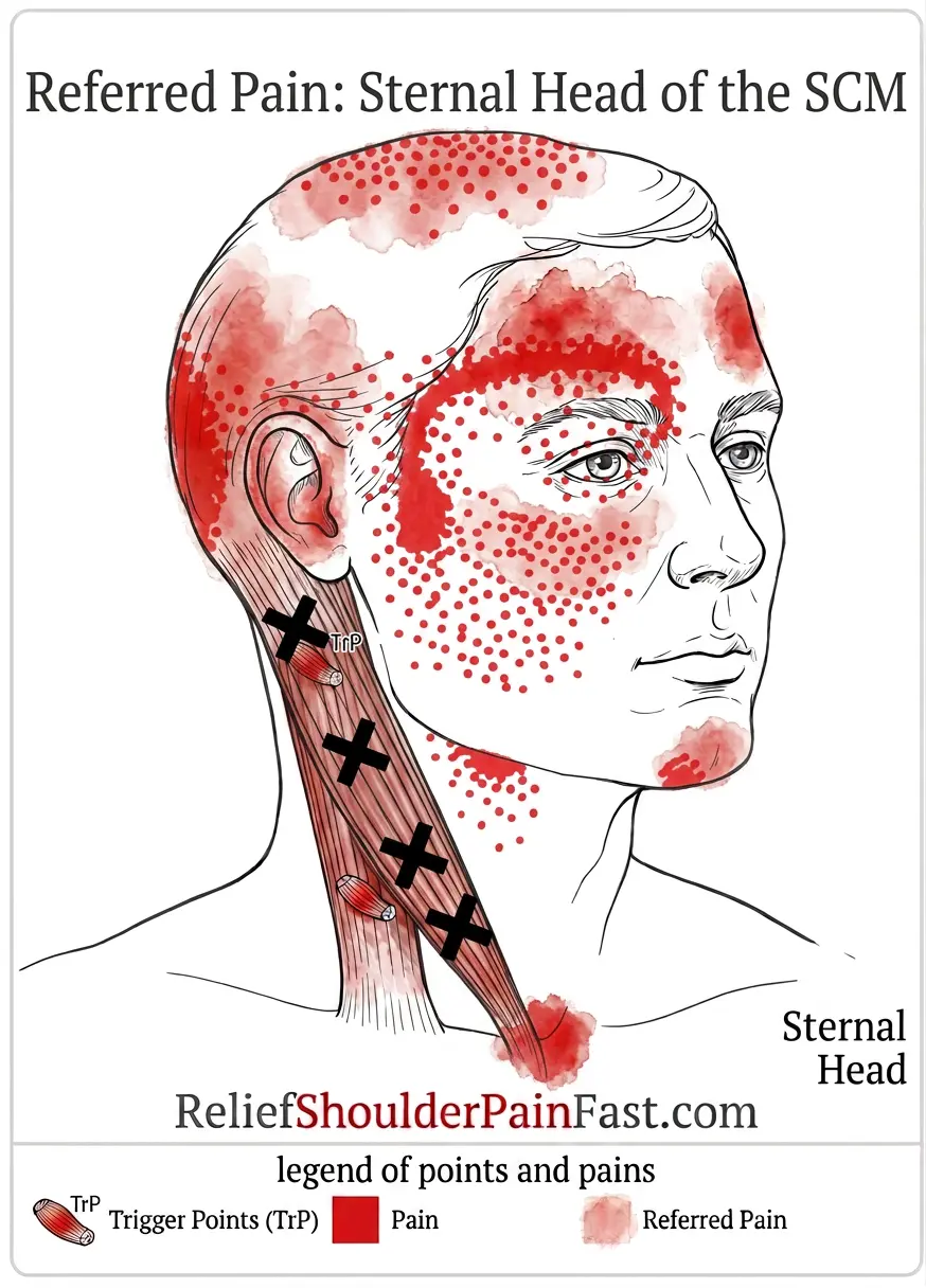SCM referred pain pattern