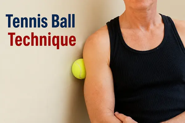 Tennis ball self-massage techniques
