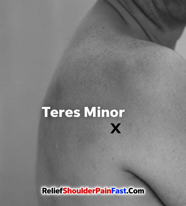 Teres minor self-massage using the hand