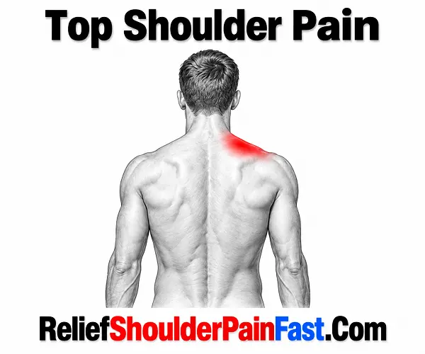 Top shoulder pain